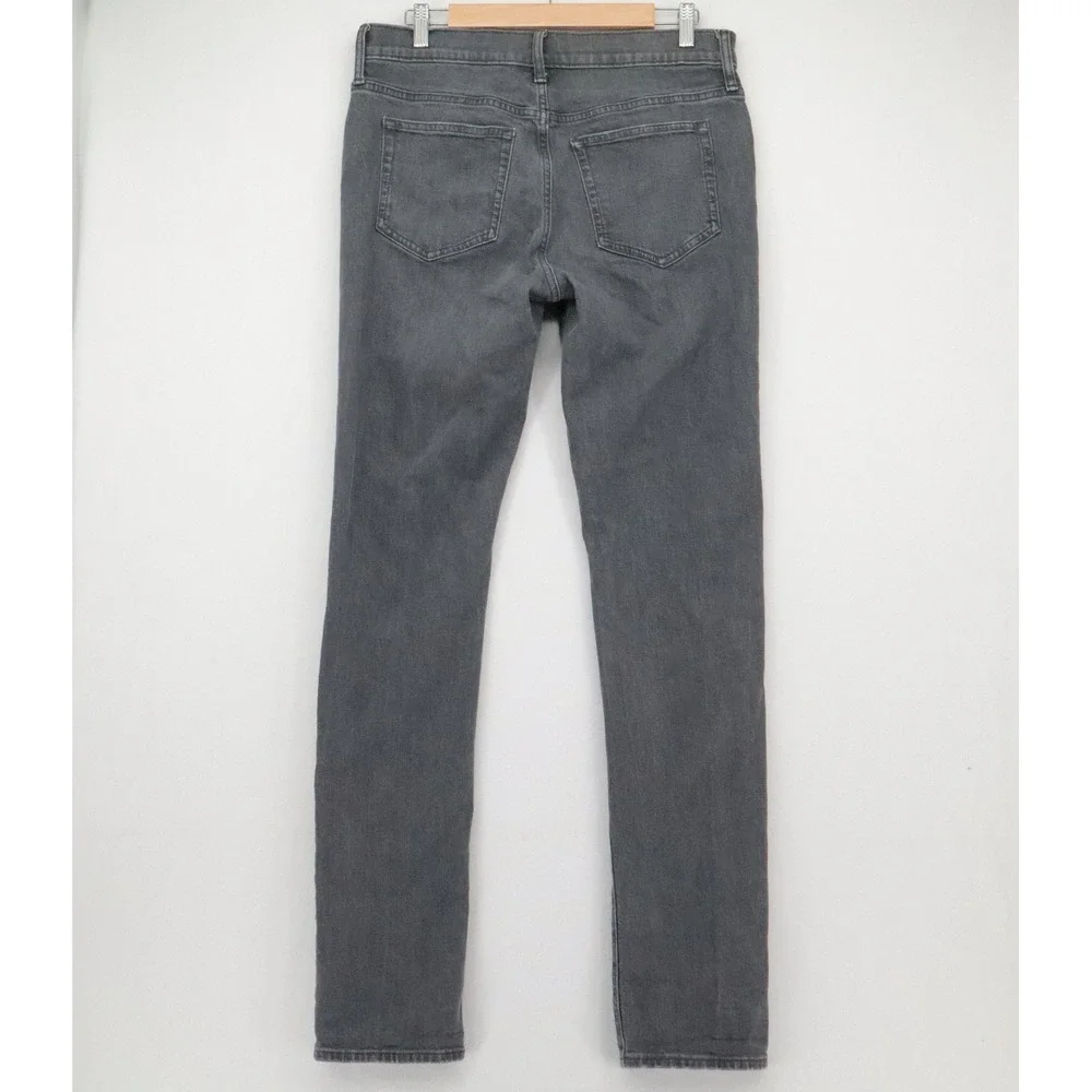 J.Crew Flex Slim Fit Gray Wash Denim Jeans Mens Size 32x34 Stretch